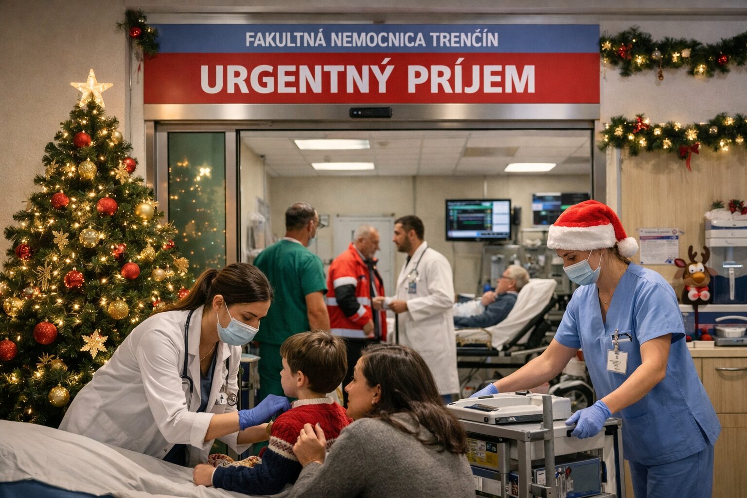 Na urgente počas sviatkov rušno. V Trenčíne ošetrili stovky pacientov aj na Vianoce 