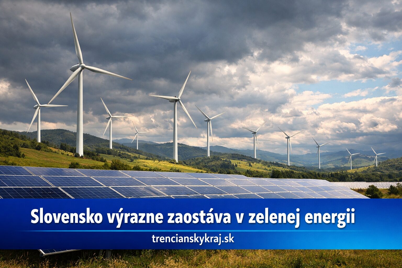 Slovensko patrí v EÚ k najslabším v podiele zelenej elektriny. Obnoviteľné zdroje u nás tvorili len 17,8 %