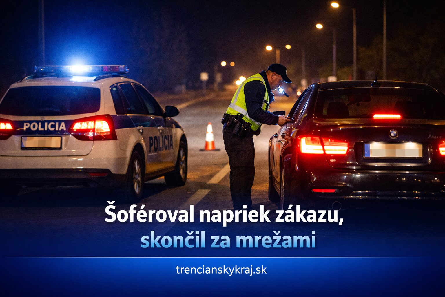 Sadol za volant napriek zákazu: skončil vo väzení