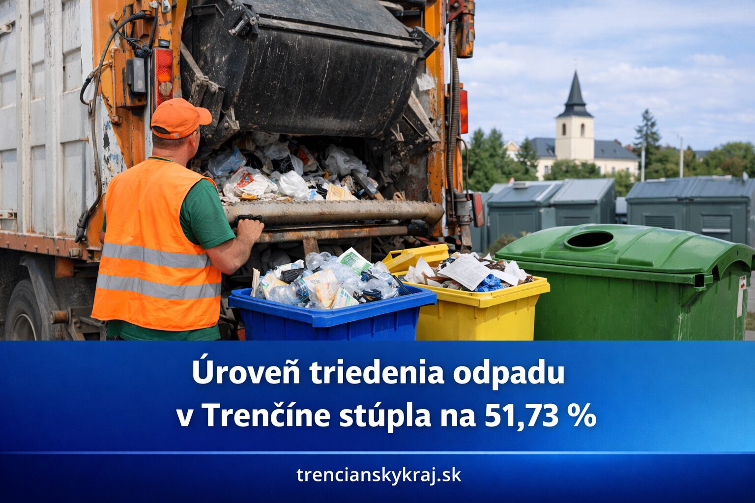 Úroveň triedenia odpadu v Trenčíne opäť stúpla