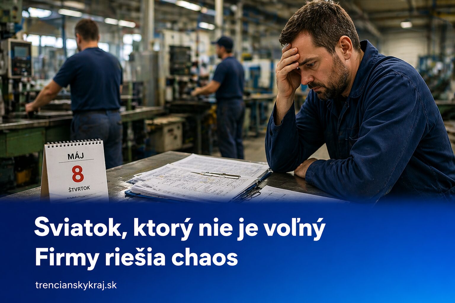 Sviatok, ktorý nie je sviatkom: 8. máj prináša firmám chaos aj vyššie náklady