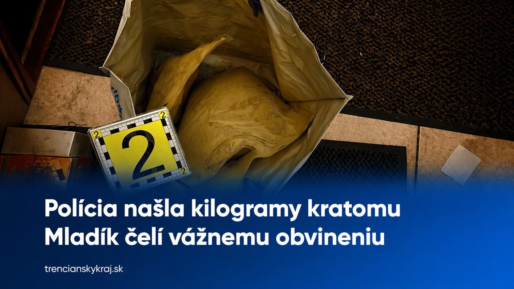 KILOGRAMY KRATOMU V TRENČÍNE: ZADNÝ SKLAD, TICHÝ BIZNIS A POLICAJNÁ AKCIA 