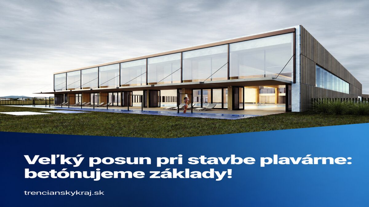 Dubnická plaváreň má za sebou veľký posun. Do základov ide viac ako 300 kubíkov betónu