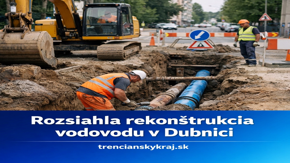 V Dubnici nad Váhom štartuje veľká rekonštrukcia vodovodu. Potrvá niekoľko mesiacov