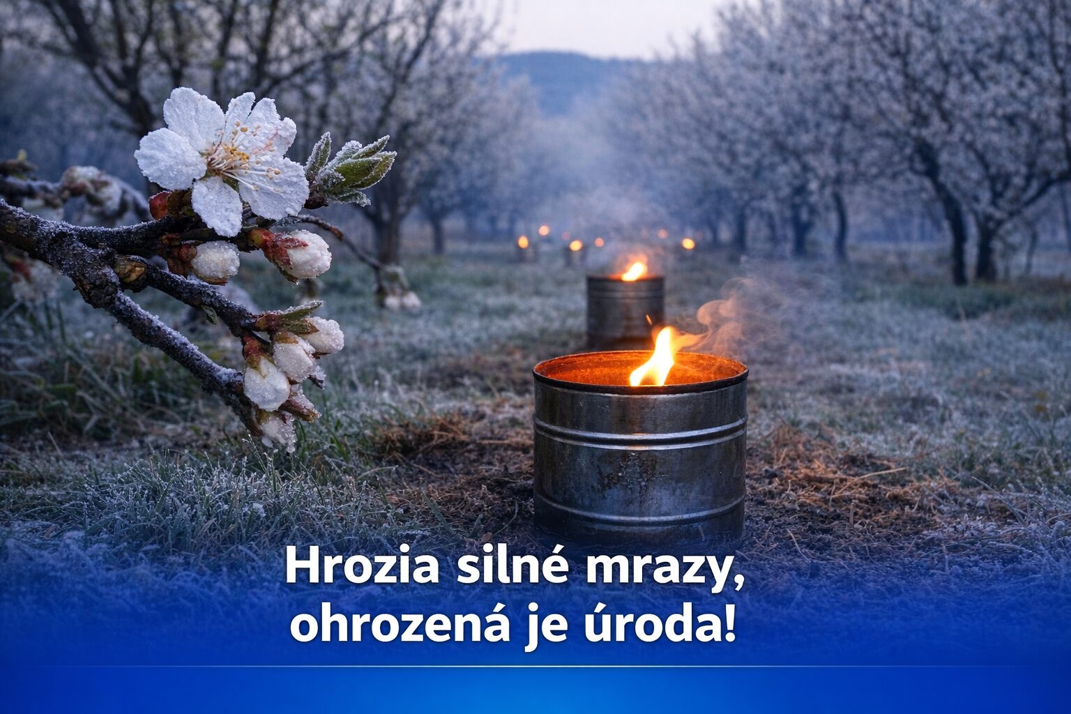 Hrozia silné mrazy: rozhodujúce hodiny pre úrodu na Slovensku