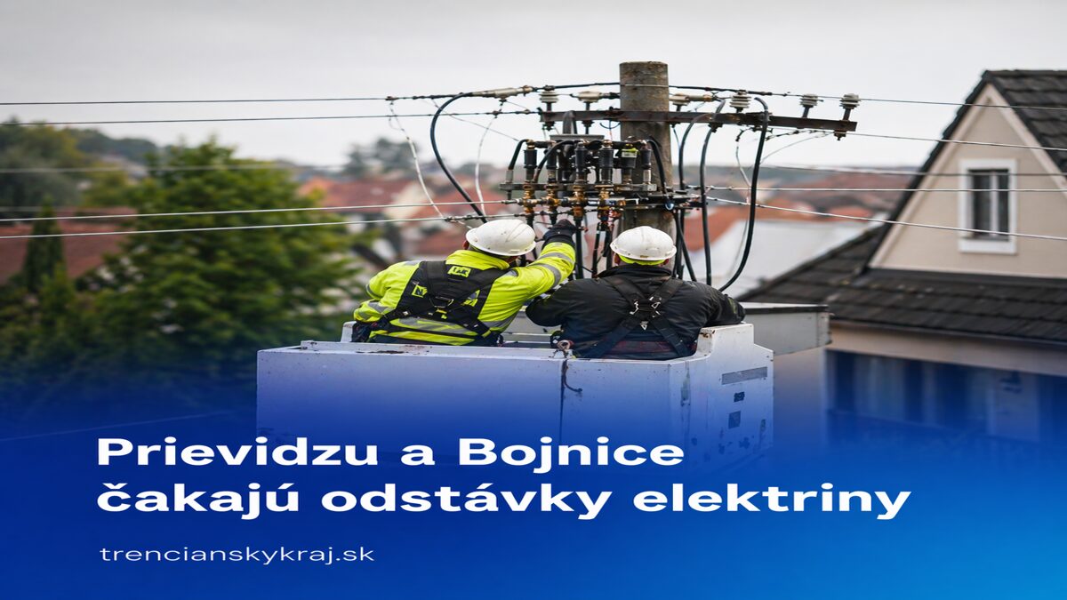 Prievidzu a Bojnice čakajú plánované odstávky elektriny. Dotknú sa viacerých ulíc