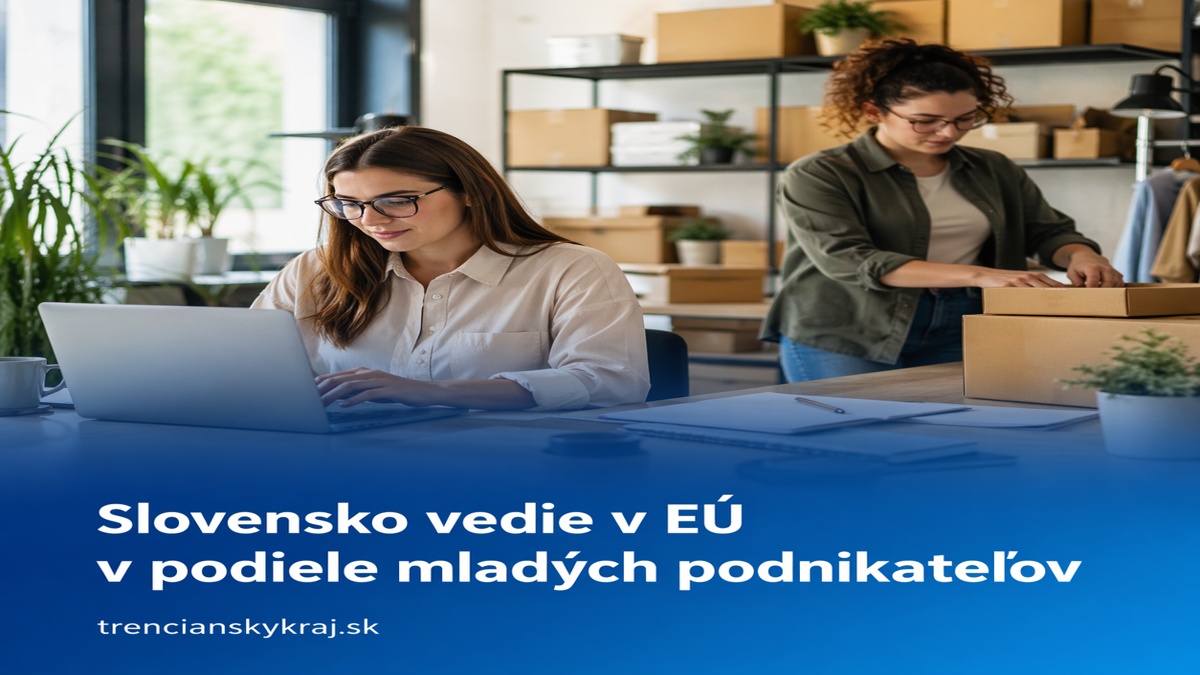 Slovensko na čele: mladí podnikatelia u nás dominujú v EÚ