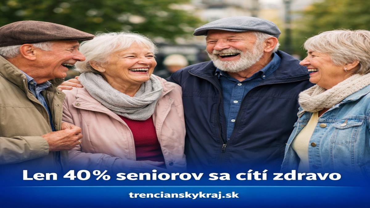 Len 40 % seniorov na Slovensku sa cíti zdravých. Ako sme na tom v porovnaní s Európou?