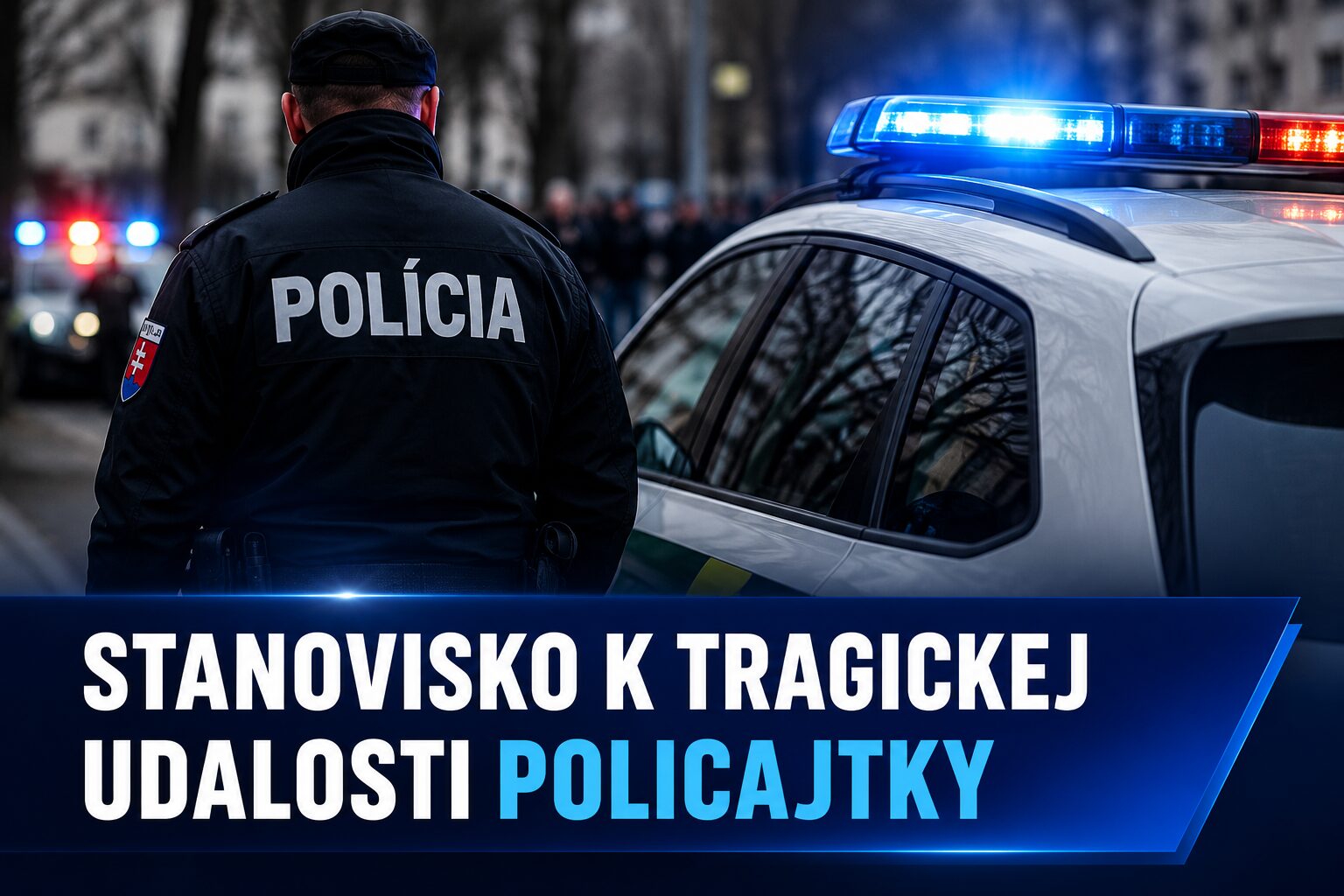 Polícia reaguje na tragickú udalosť: žiada verejnosť, médiá aj politikov o zdržanlivosť
