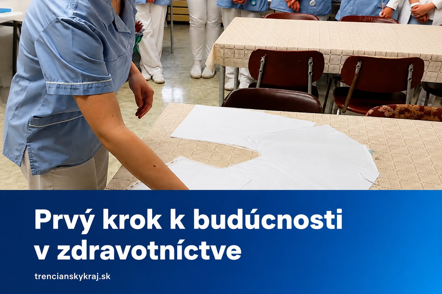 V trenčianskej nemocnici odštartovali maturity budúcich zdravotníkov