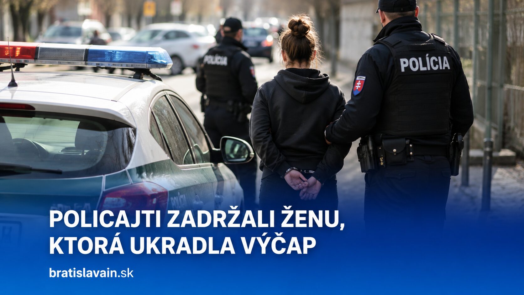 Žena mala ukradnúť výčap zo športového areálu. Policajti ju zadržali aj so zariadením