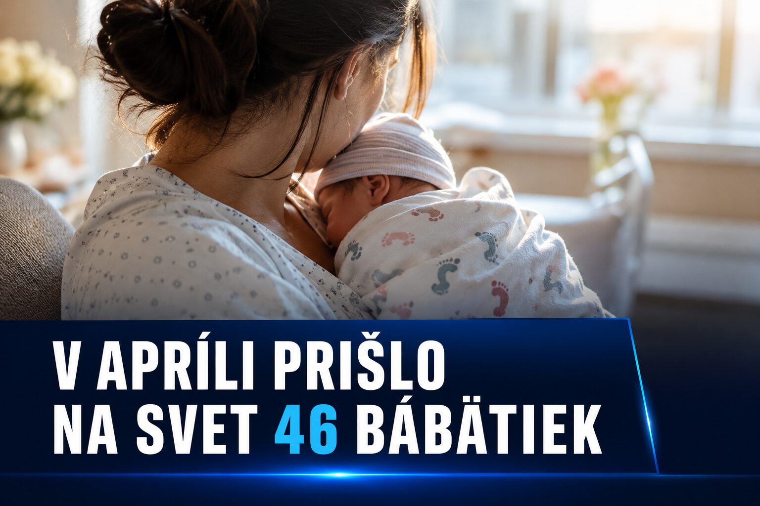 V bojnickej nemocnici prišlo v apríli na svet 46 bábätiek