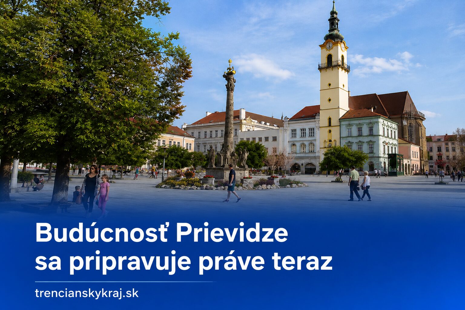 Prievidza pripravuje nový územný plán. Obyvatelia môžu povedať, čo mestu chýba