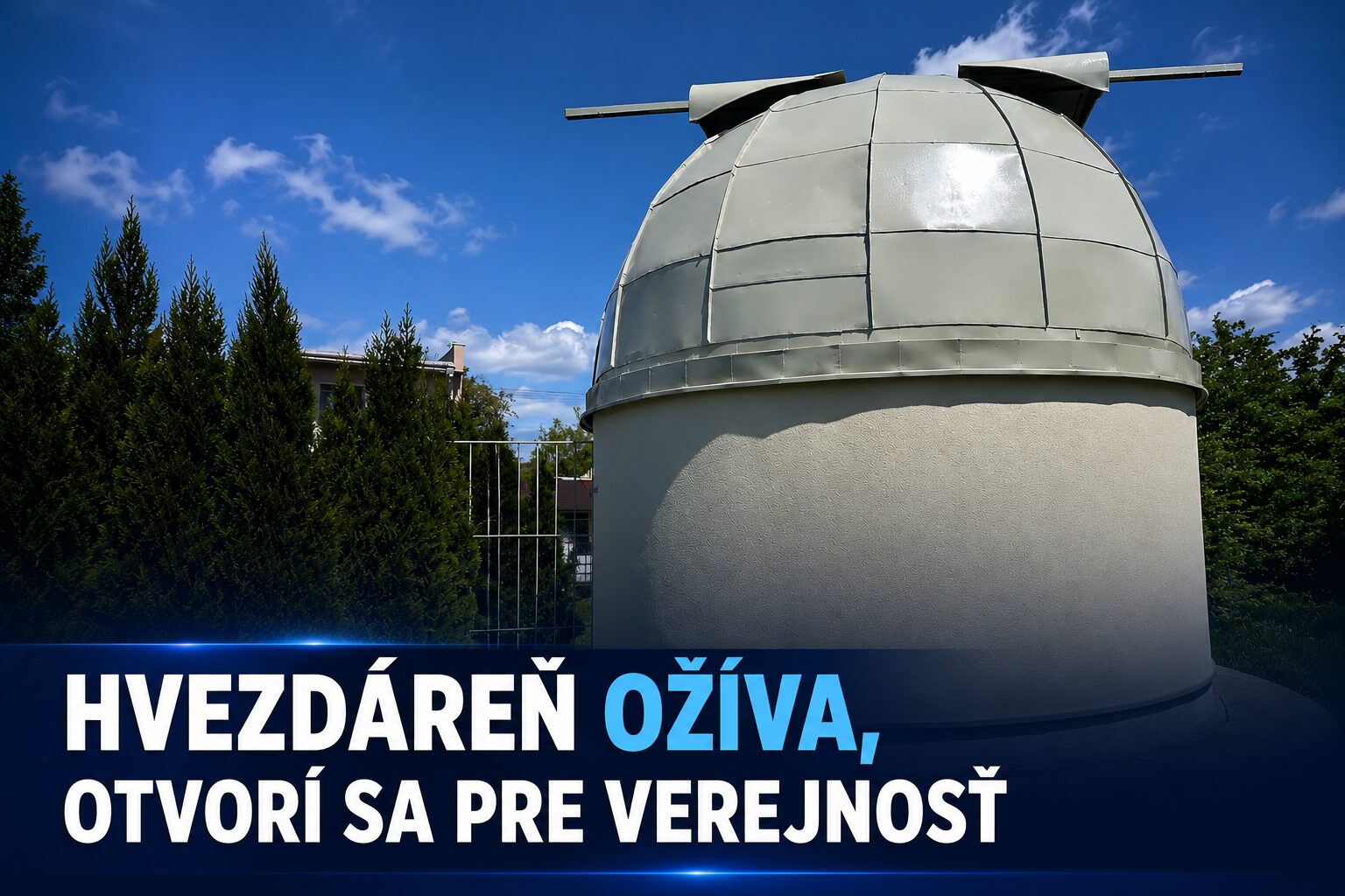 Hvezdáreň v Považskej Teplej ožíva. Po rokoch má slúžiť školákom aj verejnosti
