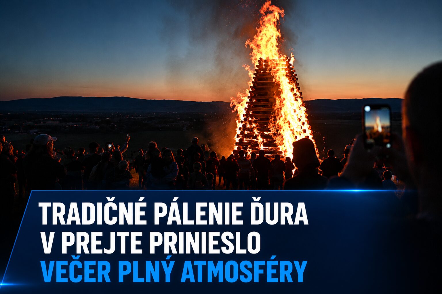 Tradičné Pálenie Ďura v Prejte prinieslo večer plný atmosféry