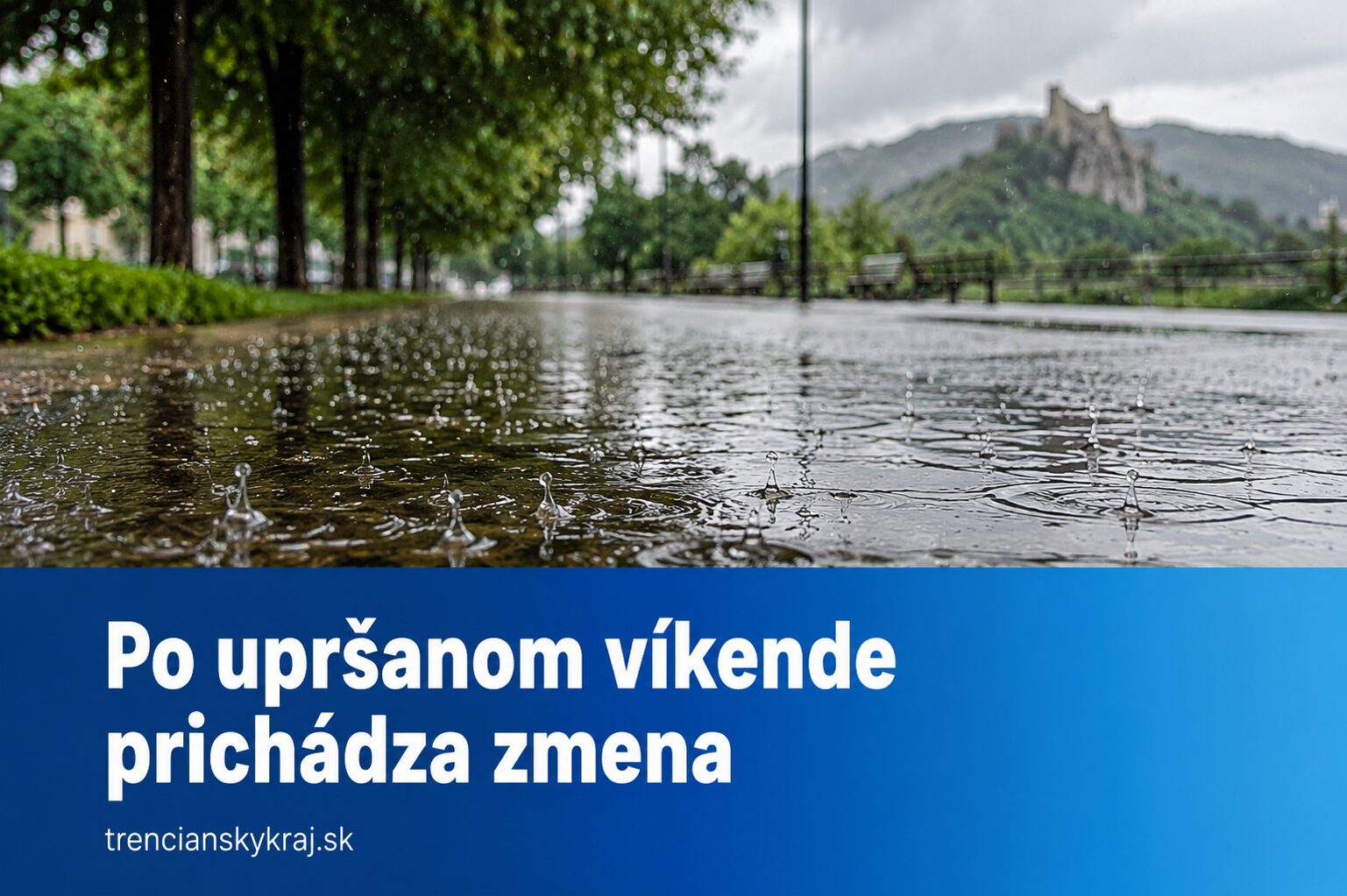 Po upršanom víkende prichádza zmena. Najbližšie dni prinesú viac slnka aj teplejšie počasie