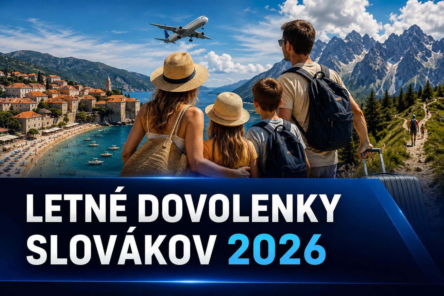 Kam Slováci najradšej cestujú na letné dovolenky? More stále vedie, rastie však záujem aj o nové destinácie