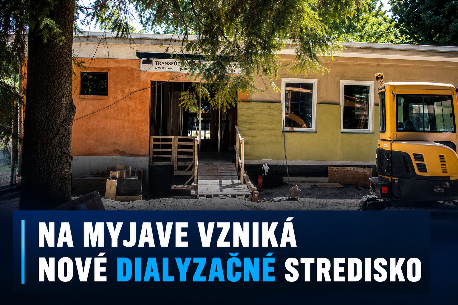 Na Myjave vzniká nové dialyzačné stredisko. Pacienti už nebudú musieť za liečbou cestovať ďaleko