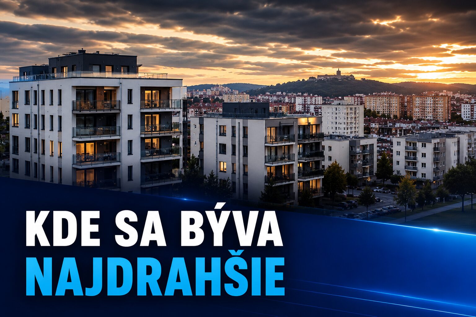 Kde sa býva najdrahšie v regióne? Porovnali sme nájmy bytov v piatich mestách