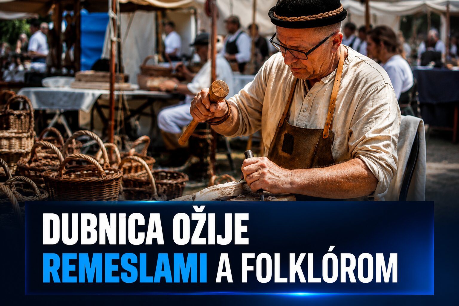 Posledná júnová sobota v Dubnici nad Váhom bude patriť remeslám, folklóru a tradíciám