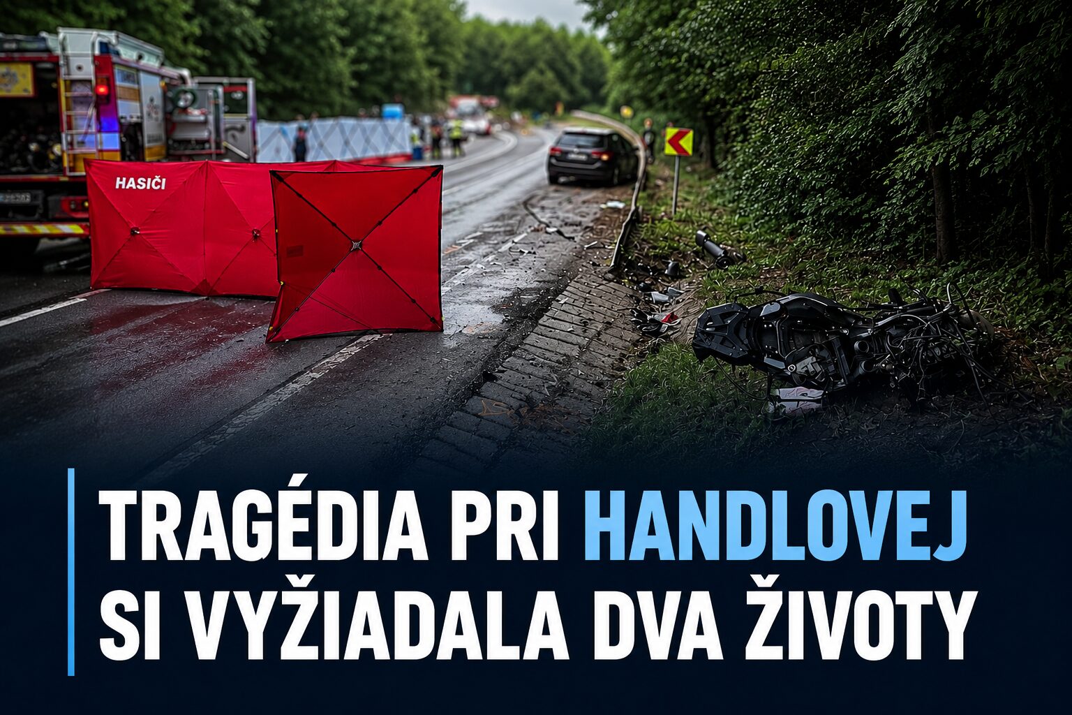 Pri Handlovej vyhasli dva životy. Polícia zverejnila ďalšie informácie o tragickej nehode