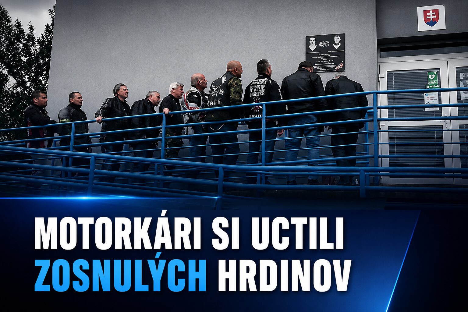 Motorkári si uctili zosnulých príslušníkov zborov. Pietna jazda prešla aj cez Nové Mesto nad Váhom