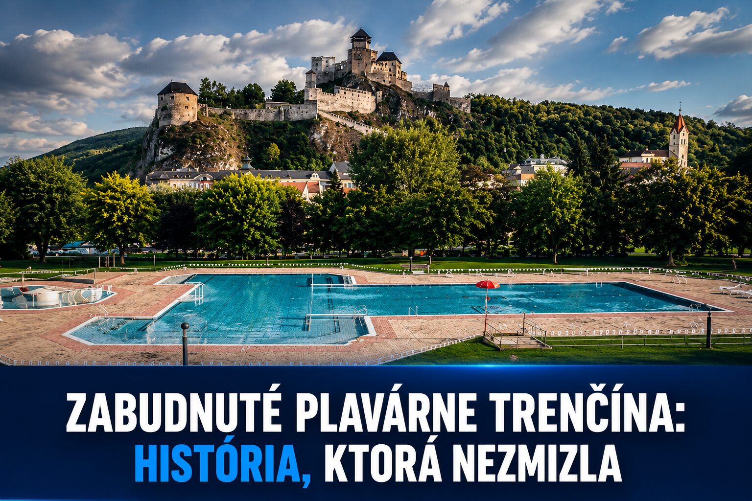 Zabudnuté plavárne Trenčína. Mesto malo viac kúpalísk, než si dnes väčšina ľudí pamätá