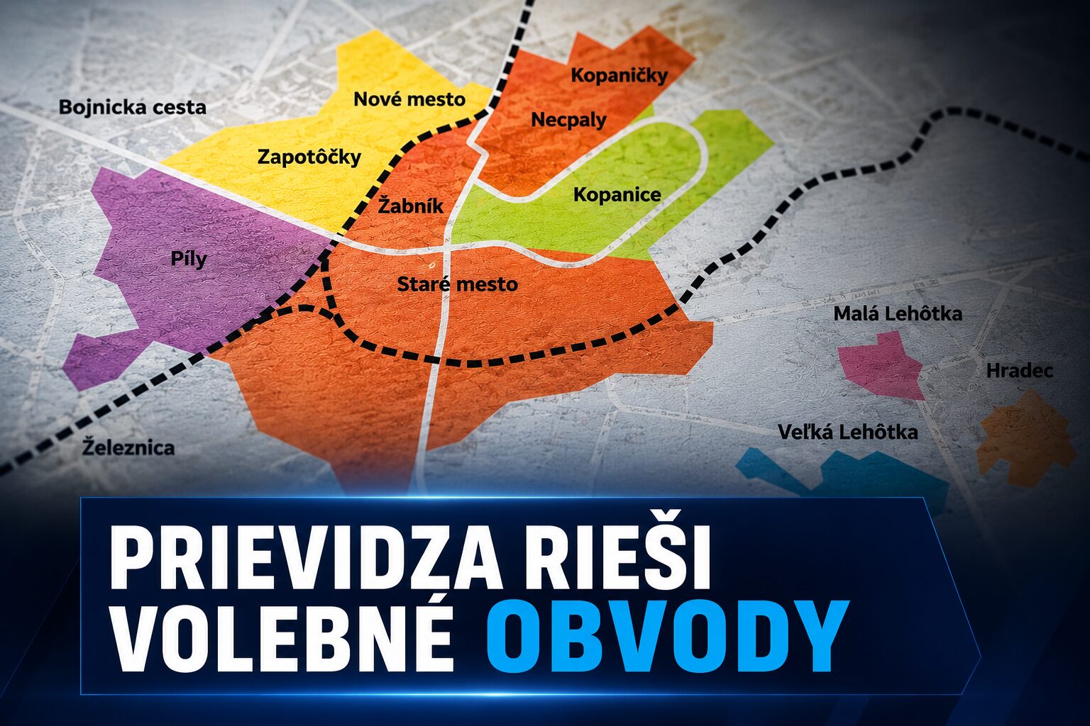 Prečo sa v Prievidzi riešia volebné obvody? Mesto vysvetľuje dôvody pred komunálnymi voľbami