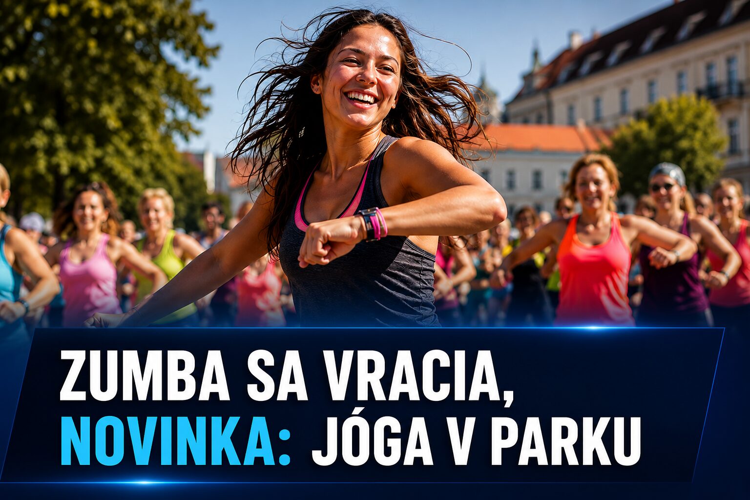 Prievidza rozhýbe leto: vracia sa zumba, novinkou bude joga v parku