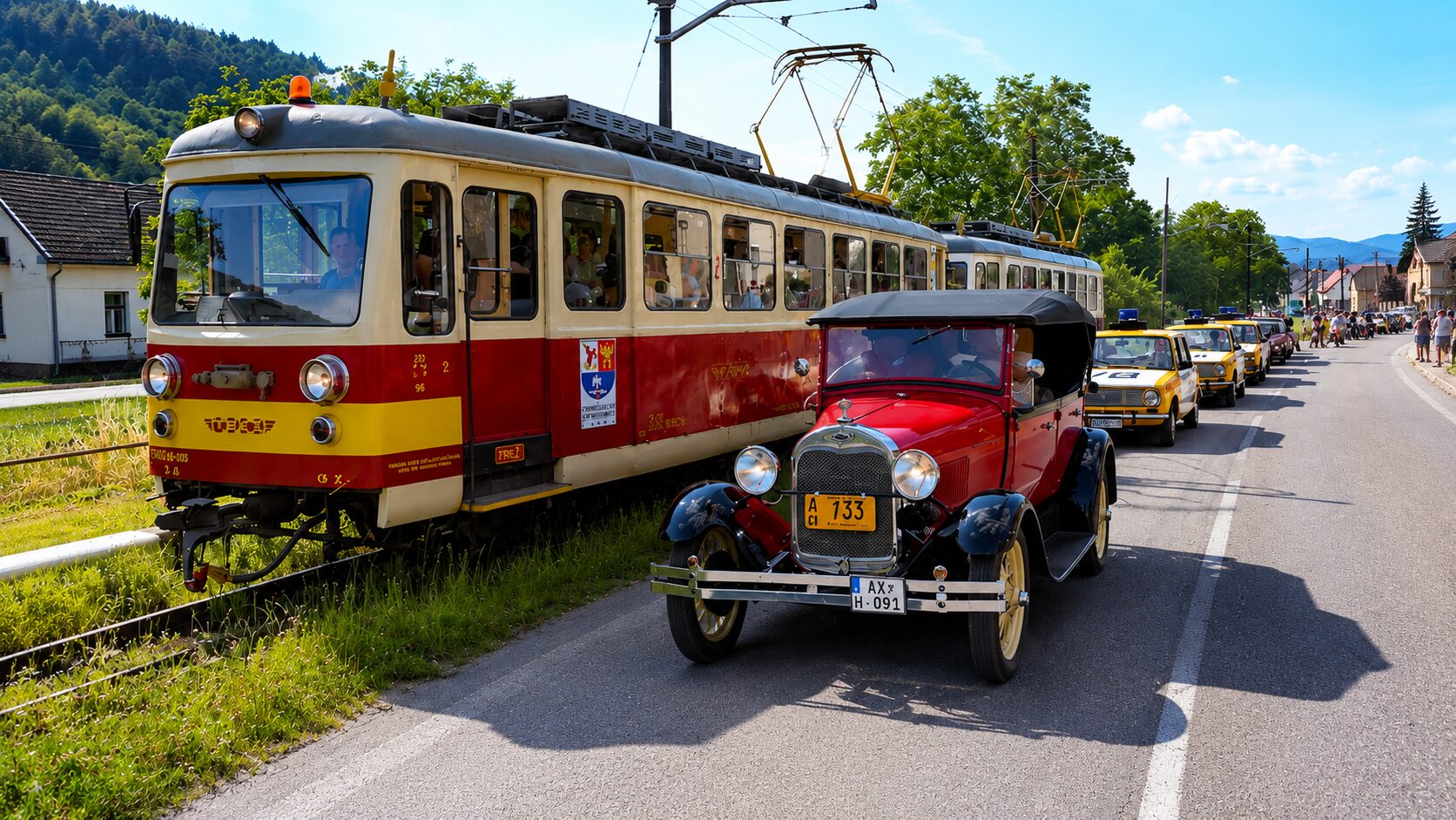 Historická električka opäť prilákala stovky návštevníkov. Depo zaplnili veterány aj rodiny s deťmi