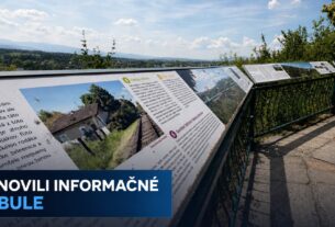 Mariánsky vŕšok v Prievidzi opäť ponúka plnohodnotný výhľad. Mesto obnovilo poškodené informačné tabule