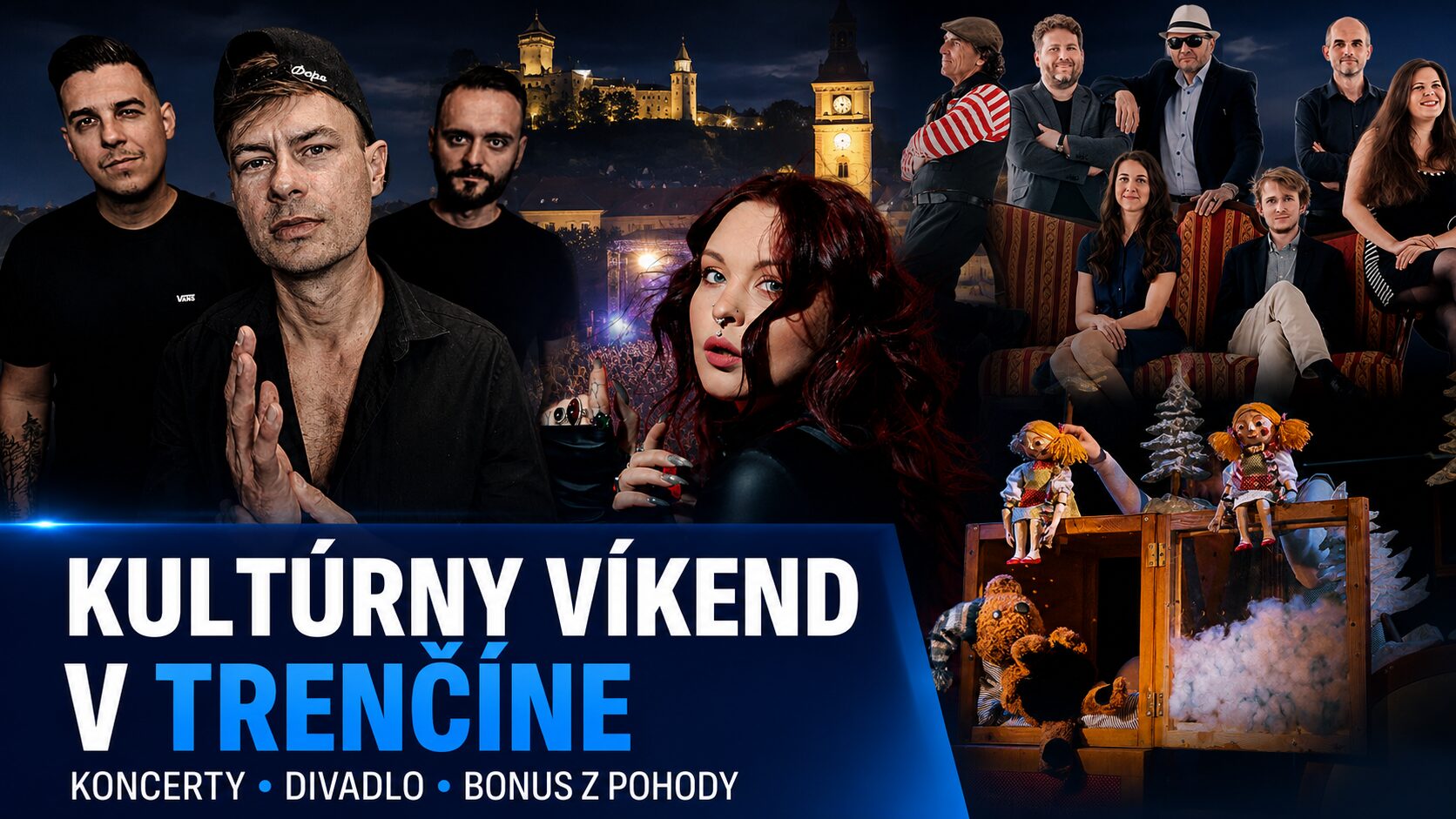 Ďalší víkend Európskeho kultúrneho leta prinesie hudbu, divadlo aj bonusový koncert z Pohody