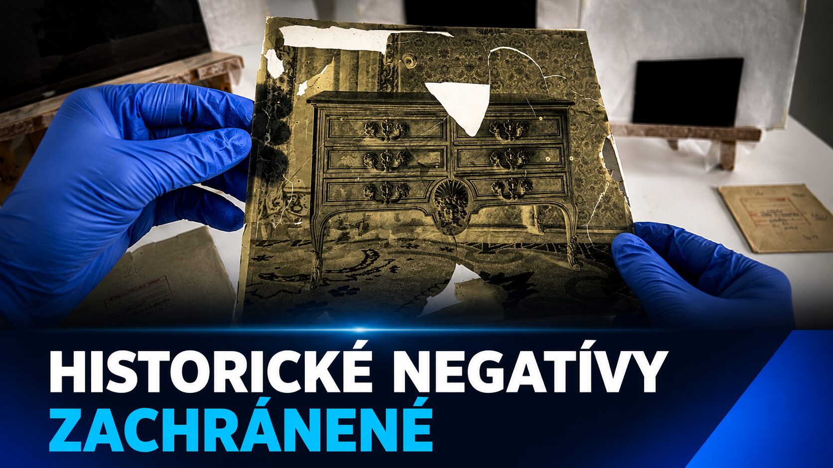 Trenčianske múzeum v Trenčíne zreštaurovalo vzácne sklenené negatívy vďaka podpore Fondu na podporu umenia