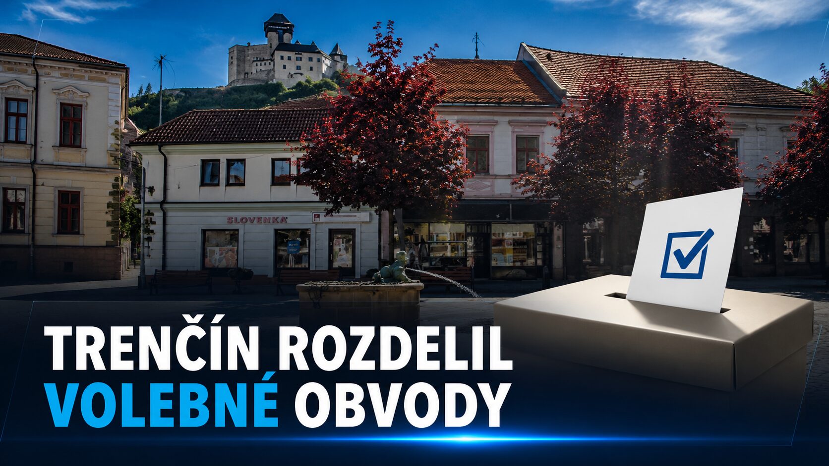 Trenčín rozdelil volebné obvody. V októbrových voľbách si obyvatelia zvolia 25 poslancov