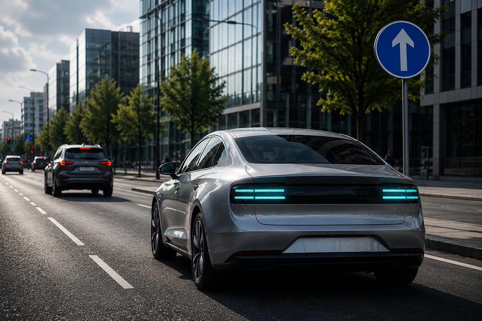 Tyrkysové svetlá prichádzajú do áut. Budú označovať vozidlá s autonómnym riadením