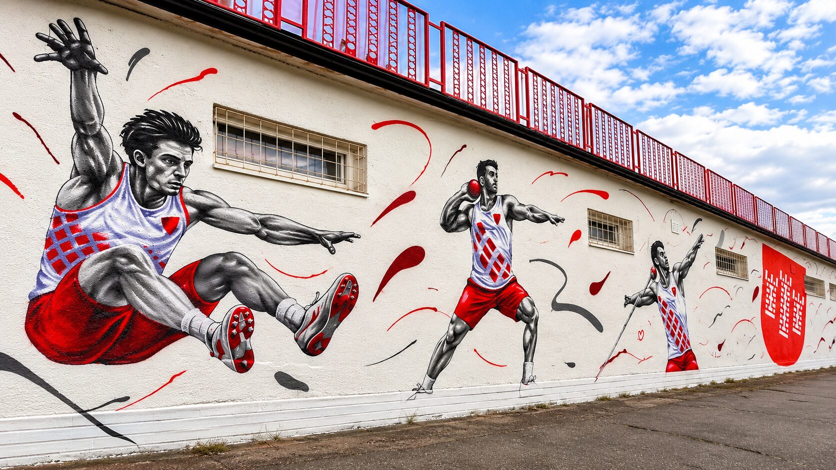 Ovál na futbalovom štadióne v Považskej Bystrici dostal nový vzhľad. Maľby spájajú šport aj generácie