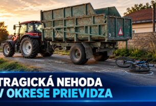 Tragická dopravná nehoda v okrese Prievidza: Po zrážke s traktorom zomrel 55-ročný cyklista