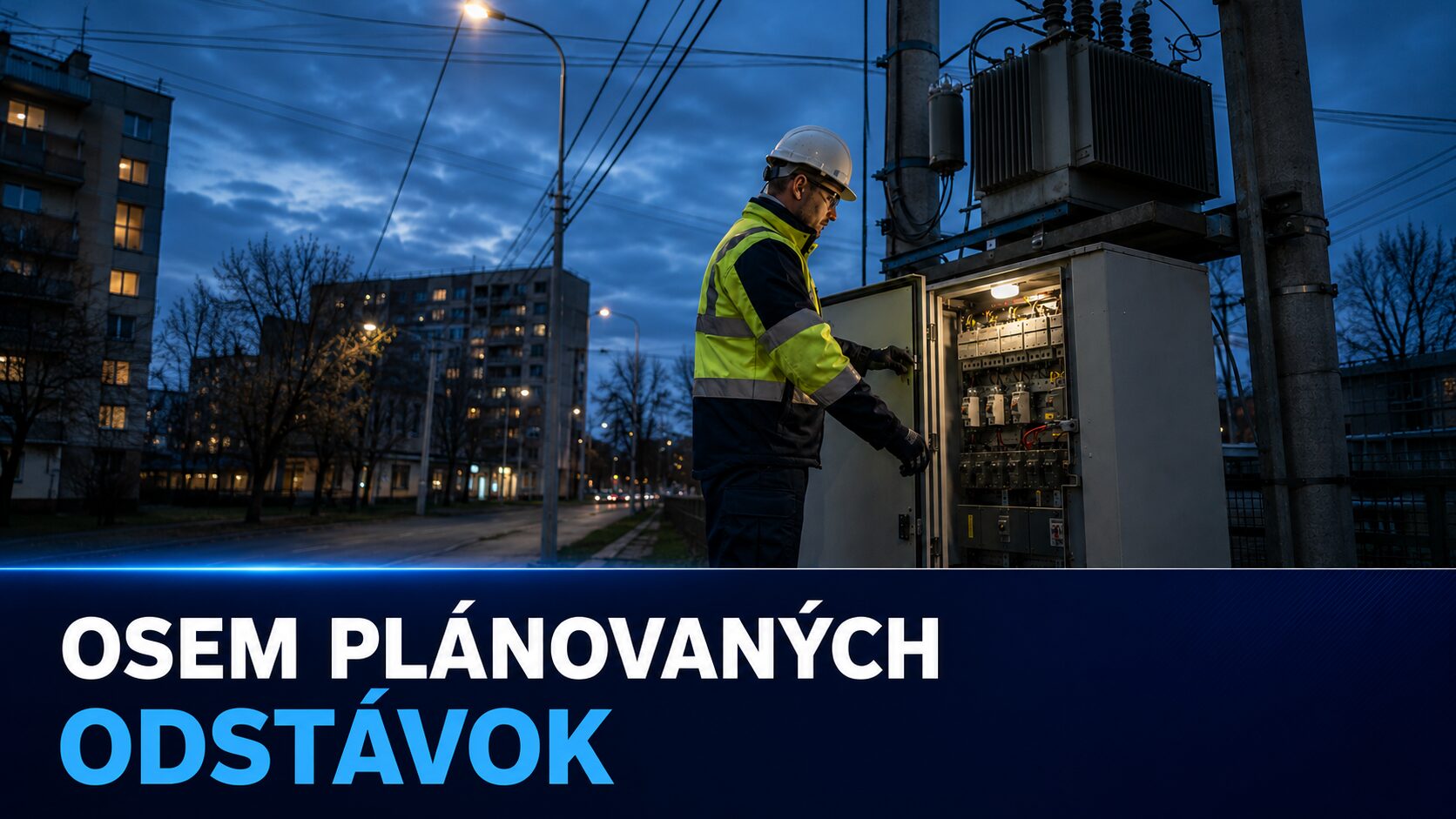 Trenčín čaká osem plánovaných odstávok elektriny. Dotknú sa viacerých ulíc