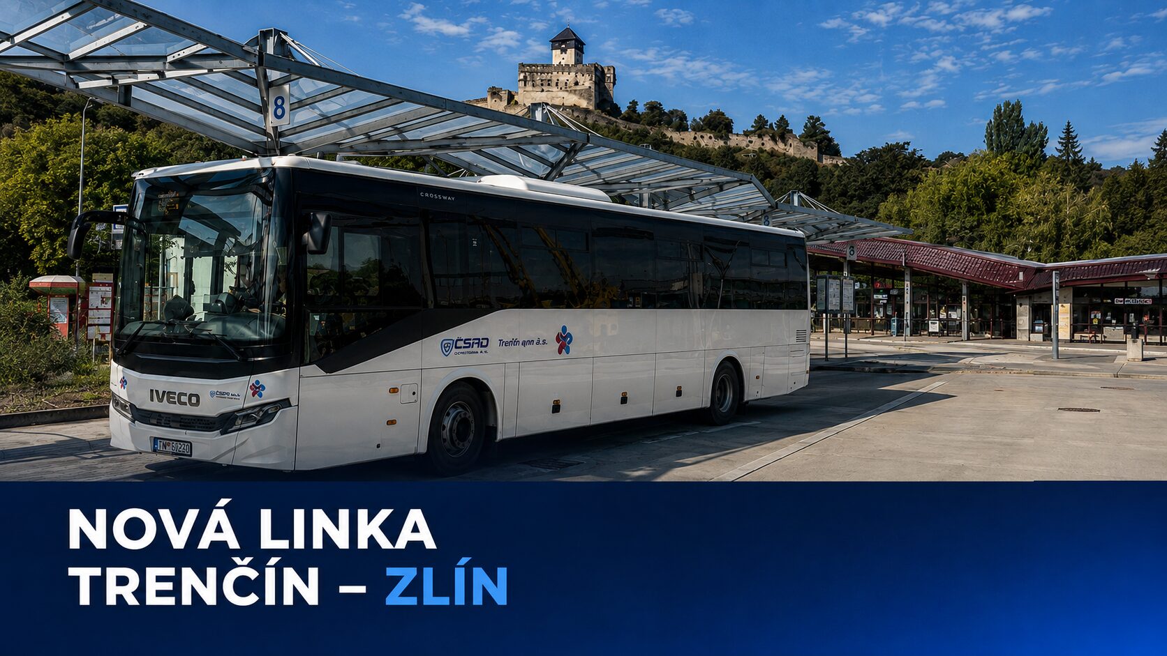 Nová linka z Trenčína do Zlína už premáva. Kam sa ňou môžete dostať?