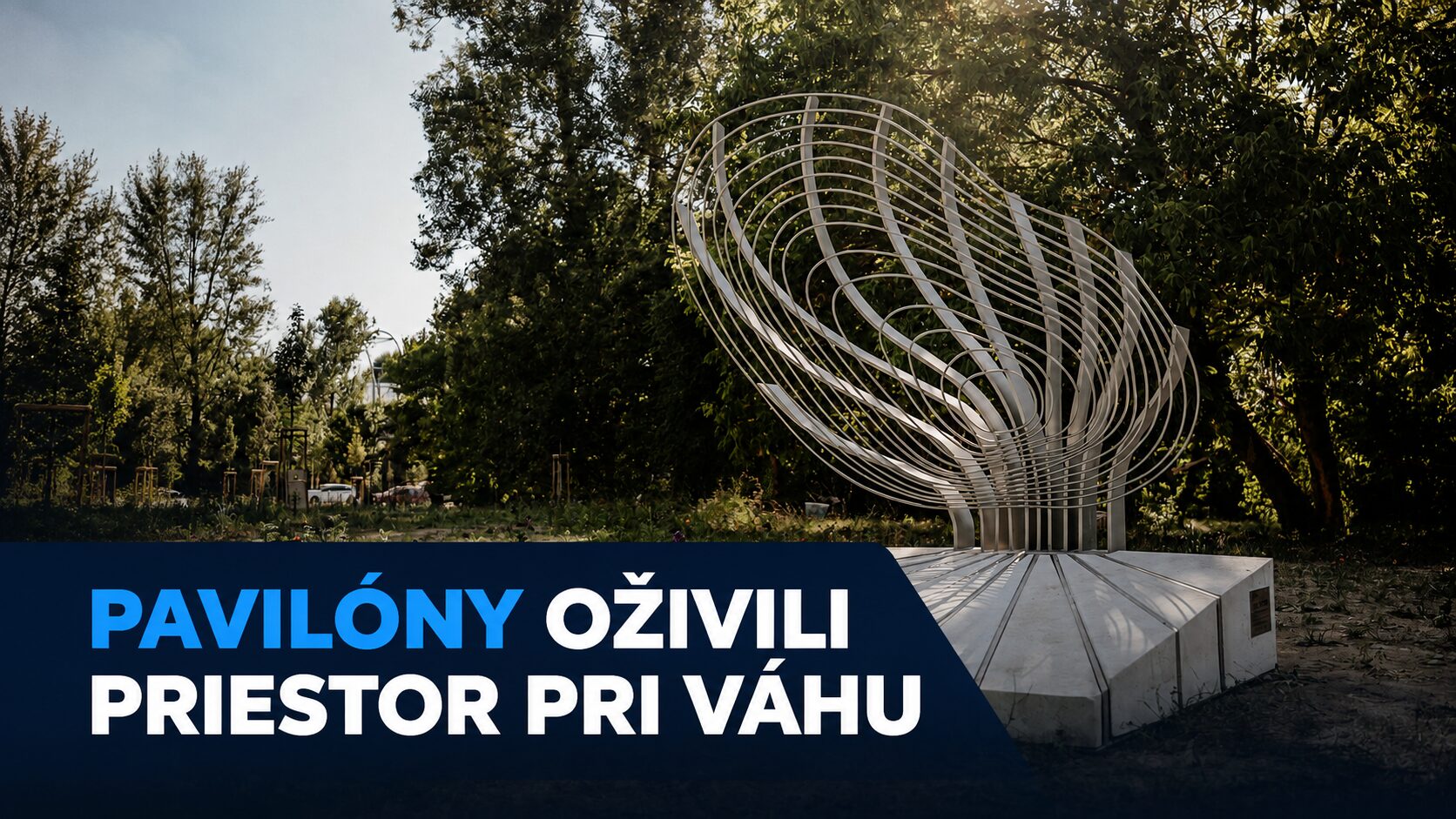 Projekt Úniky v priestore oživuje miesta pri Váhu architektúrou a umením