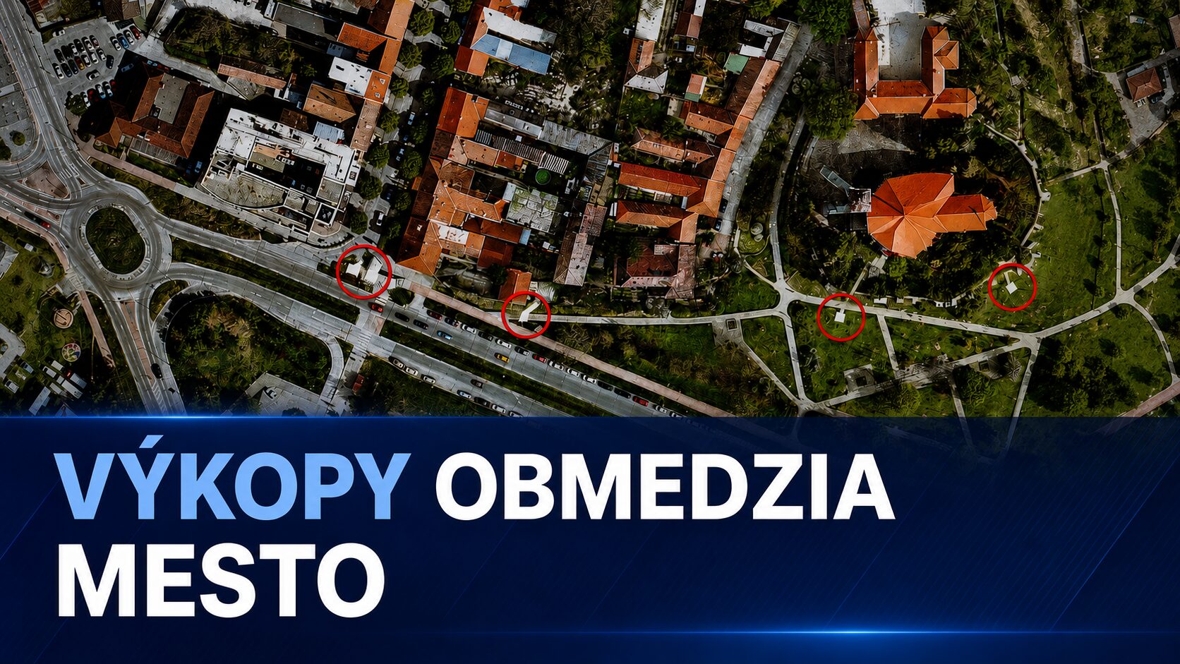 Nové Mesto nad Váhom čakajú výkopové práce. Obmedzia chodníky, parkovanie aj dopravu