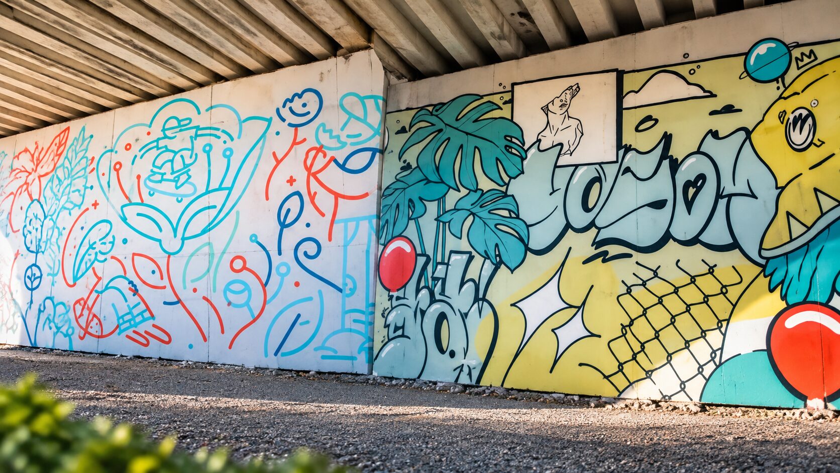 Nové murály oživili Bunky na Looke v Trenčíne. Spájajú prírodu, komunitu aj street art