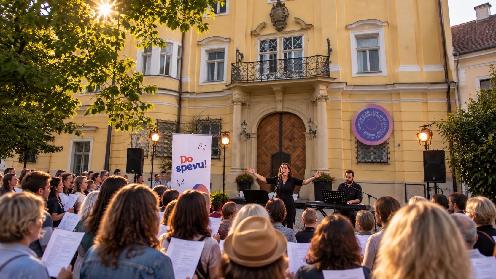 V Trenčíne si spolu zaspieva viac ako stovka ľudí. Podujatie Do spevu! ponúkne koncert bez stresu a príprav