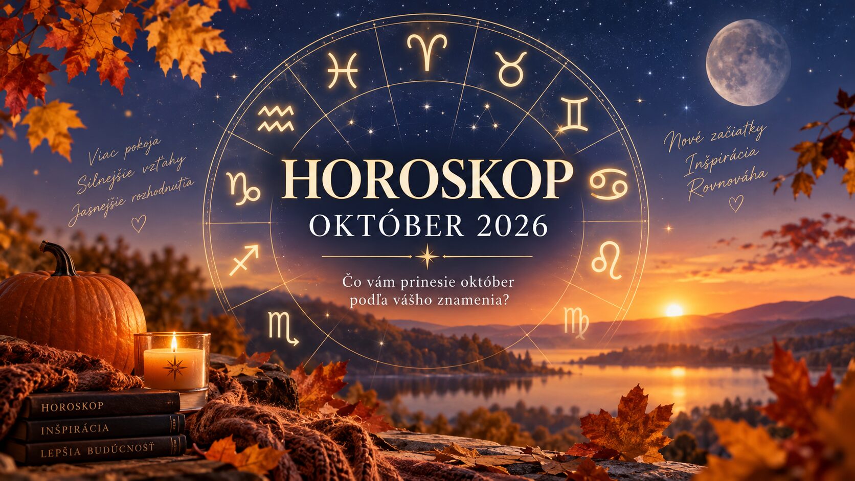 Mesačný horoskop október 2026 pre všetky znamenia