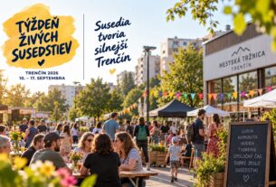 Trenčín ožije susedskými stretnutiami. Týždeň živých susedstiev prinesie grilovačky, turistiku, hudbu aj kino