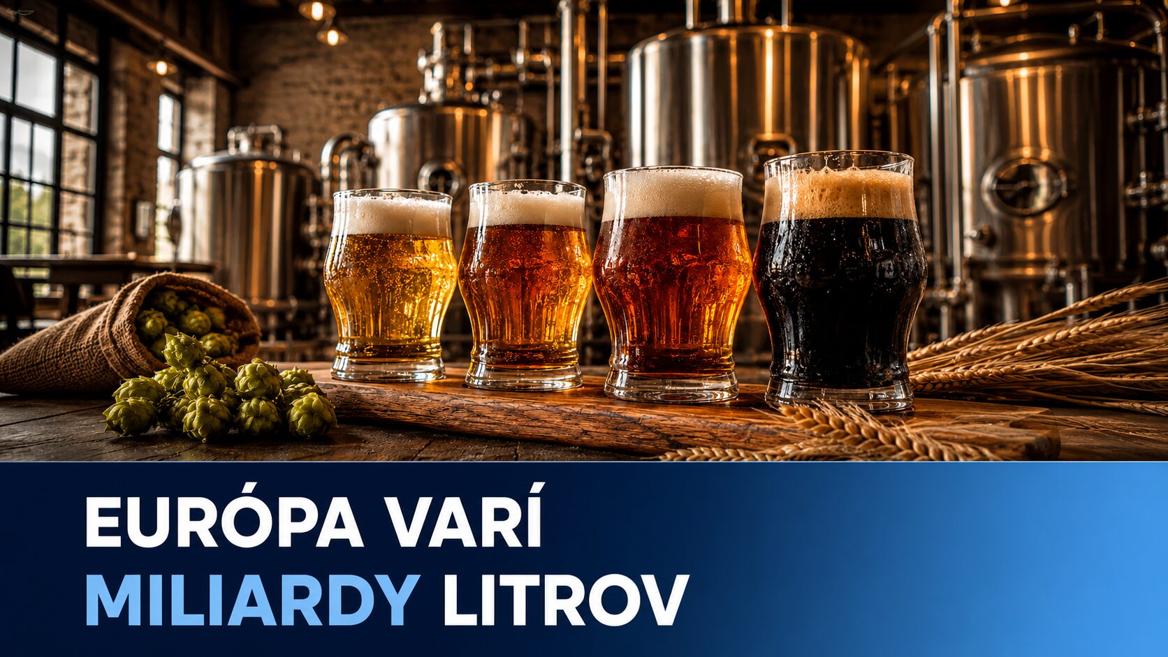 Európa vyrobila miliardy litrov piva. Slovensko má čo ponúknuť vďaka lokálnym pivovarom