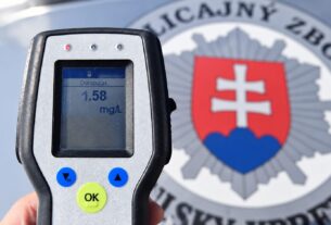 Vodičke v Bojniciach namerali takmer 3,3 promile. Polícia ju umiestnila do cely