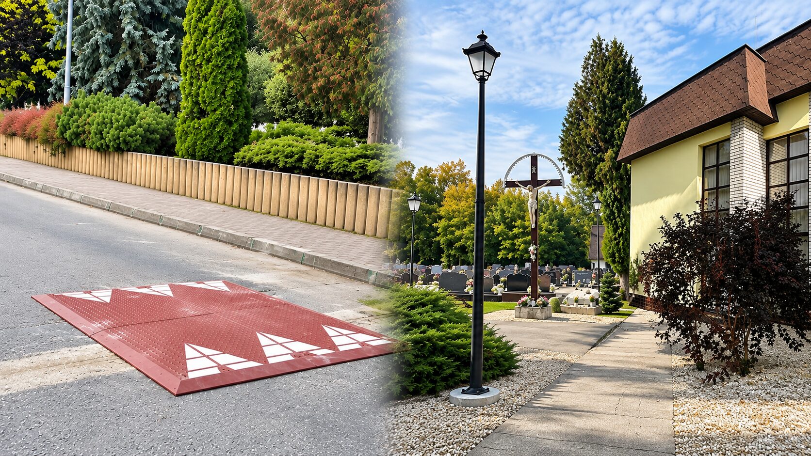 Ilava pokračuje v modernizácii mesta. Nový spomaľovač na Ružovej ulici aj rozsiahle úpravy cintorína