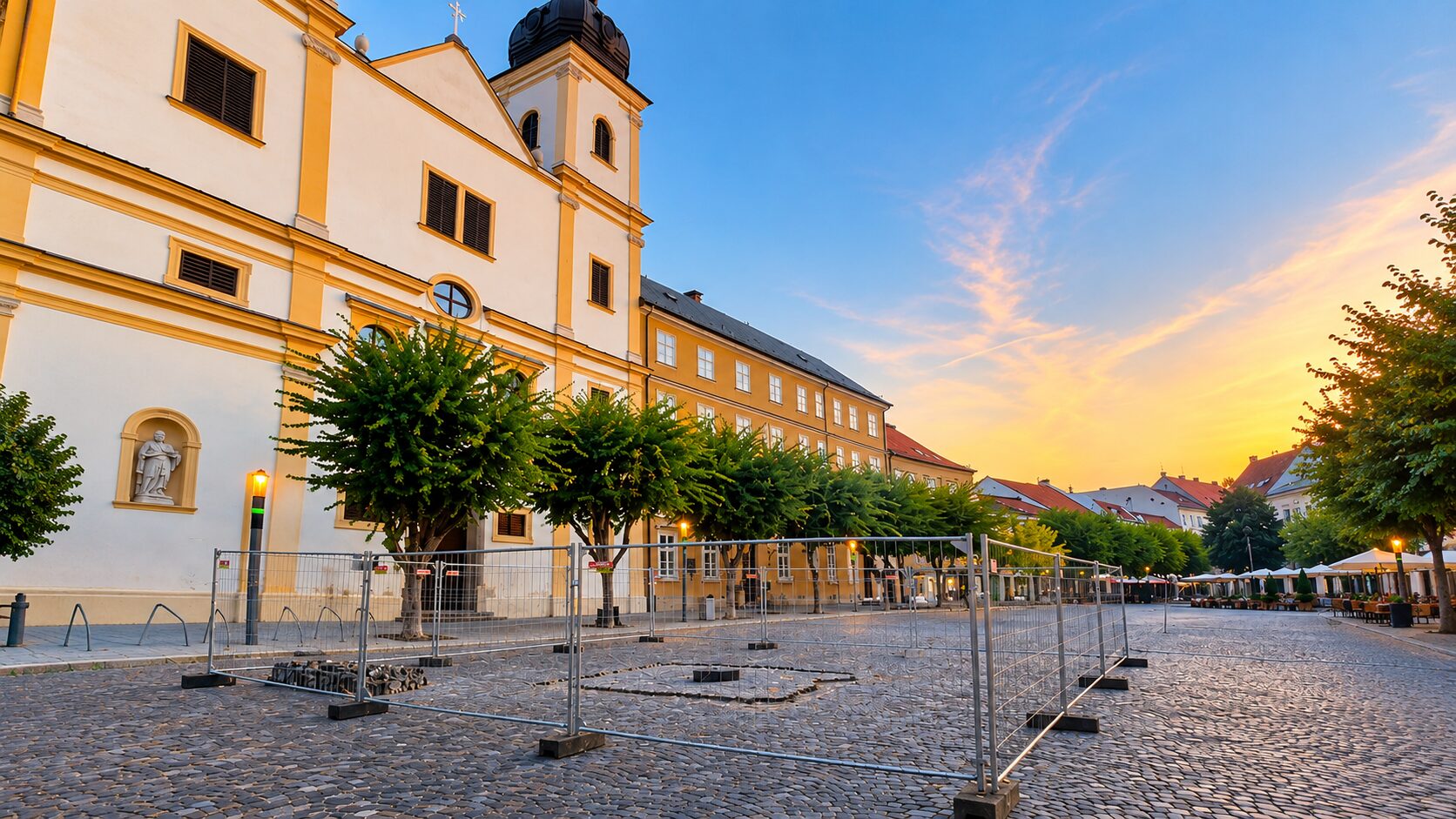 Vianočný strom bude mať na Mierovom námestí nové miesto. Trenčín už začal s prípravami